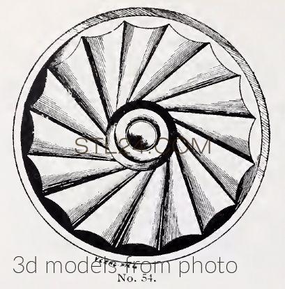 Розетки (ROSETTE_2297 -  | 3D model 3DSMAX / OBJ / STL) 3D модель для ЧПУ станка